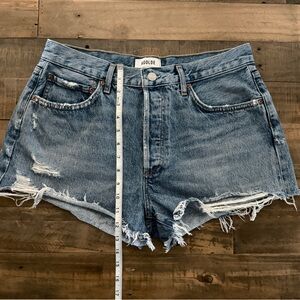 Agolde Denim Parker Cut Off Jean Shorts Size 29